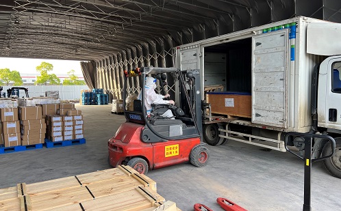 園區(qū)防疫貨運(yùn)中轉(zhuǎn)站服務(wù)再升級(jí)，為高端制造與國(guó)際貿(mào)易注入新動(dòng)能